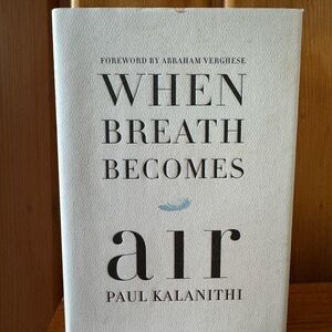 #1 NYT bestseller When Breath Becomes Air Hardcover Book
